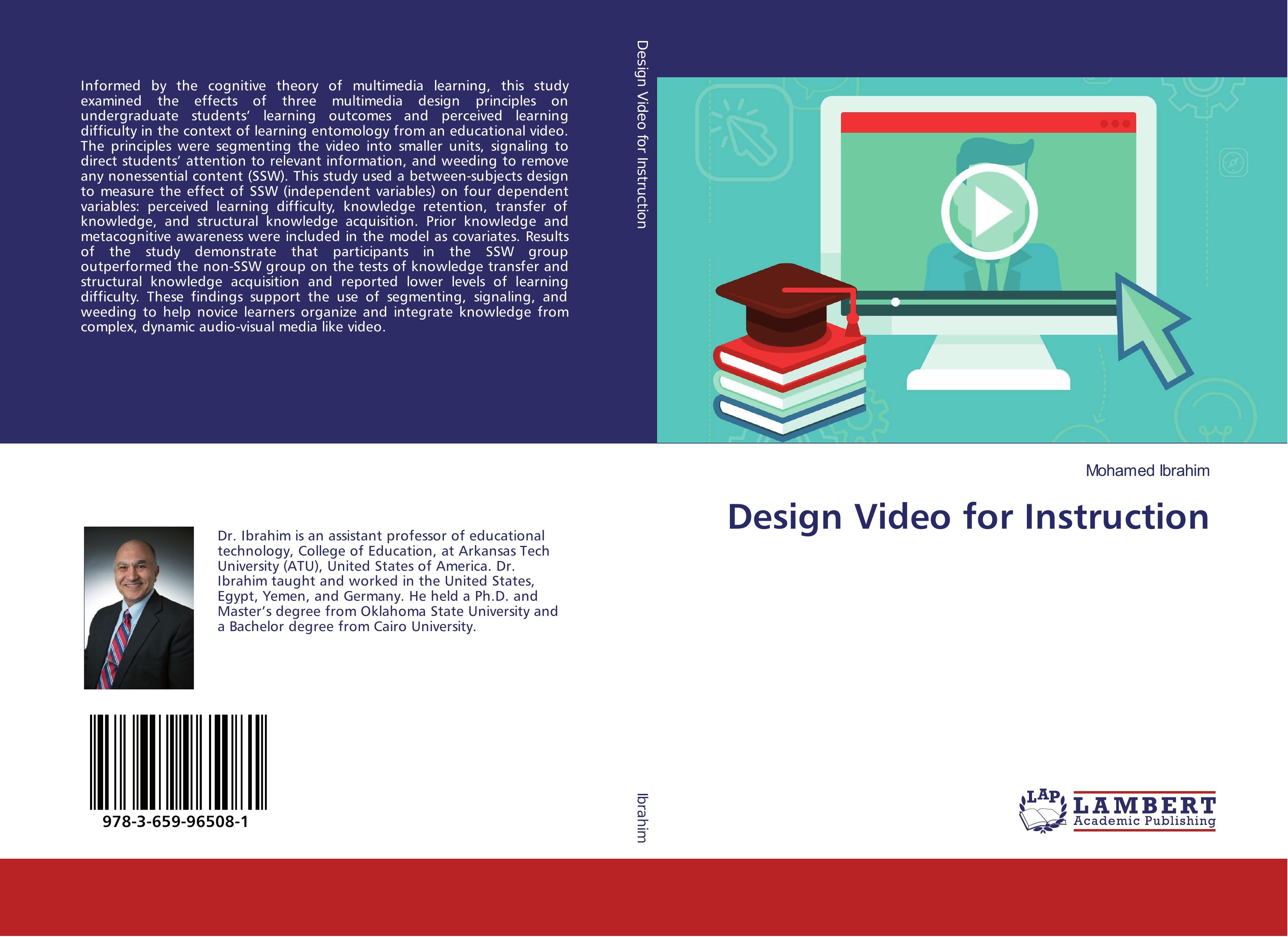 Vorderes Coverbild Design Video for Instruction