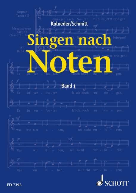 Vorderes Coverbild Singen nach Noten