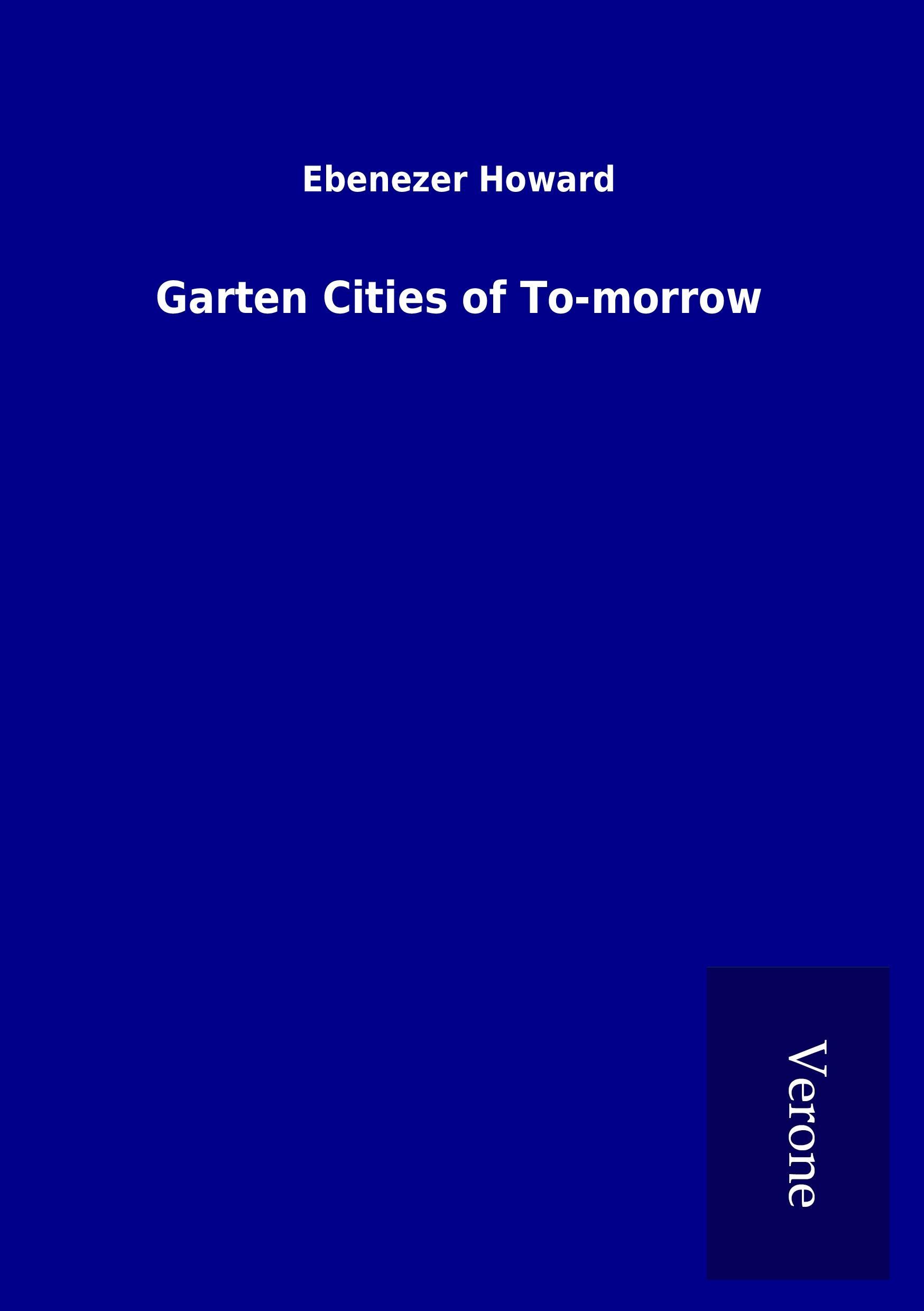Vorderes Coverbild Garten Cities of To-morrow