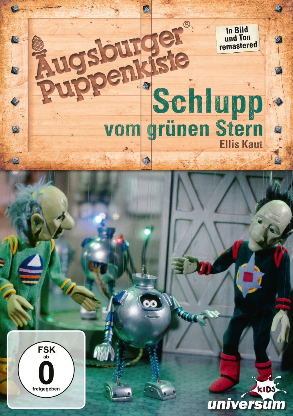 Vorderes Coverbild Augsburger Puppenkiste - Schlupp vom grünen Stern