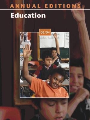 Vorderes Coverbild Annual Editions: Education 03/04
