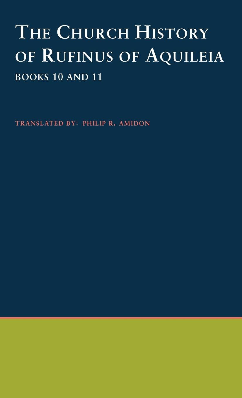 Vorderes Coverbild The Church History of Rufinus of Aquileia