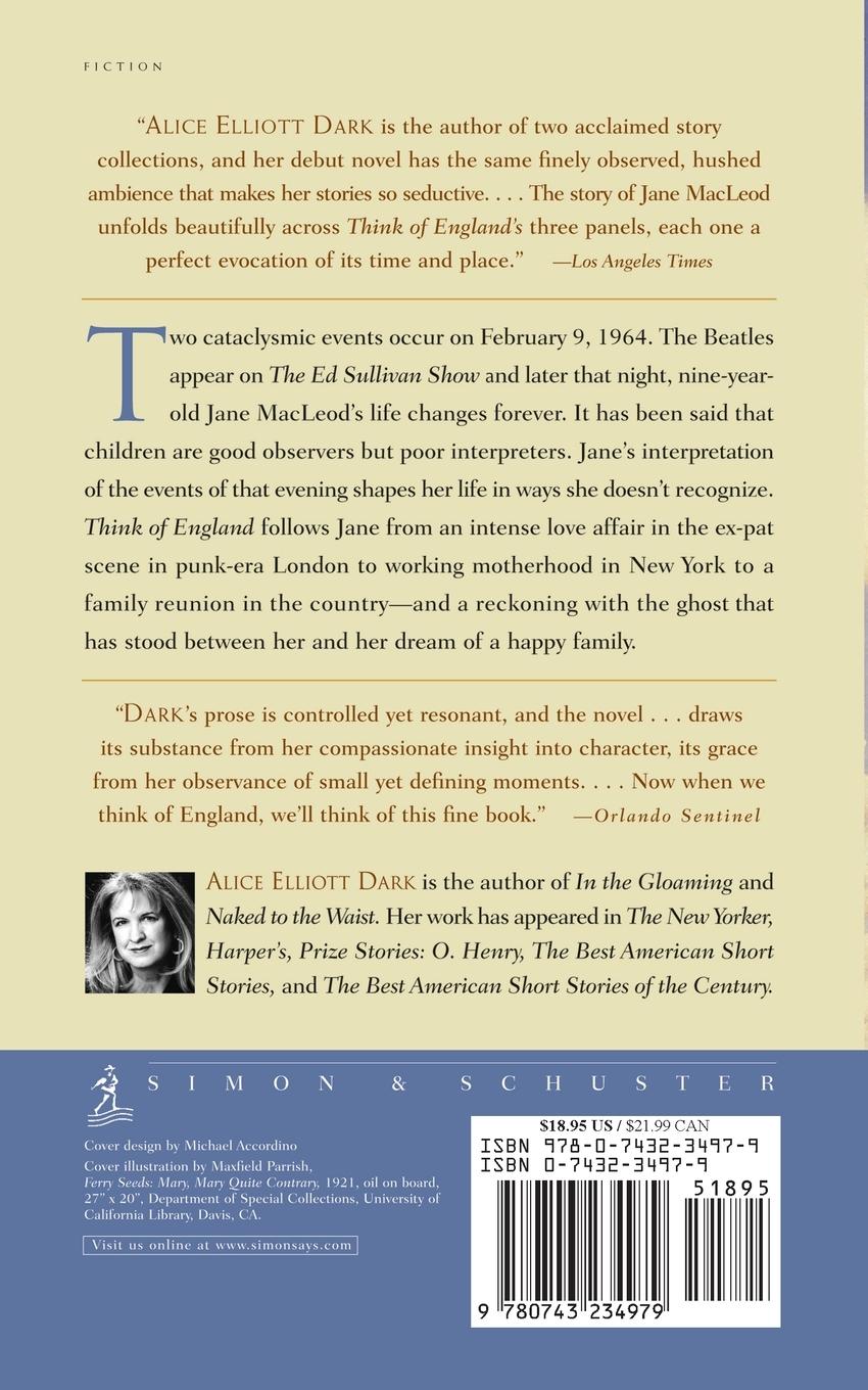 Rückseitencover Think of England