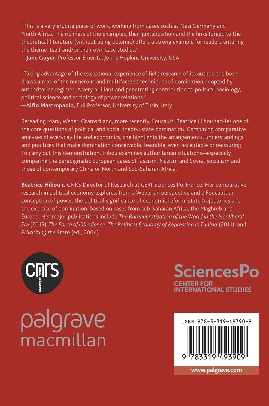 Rückseitencover The Political Anatomy of Domination