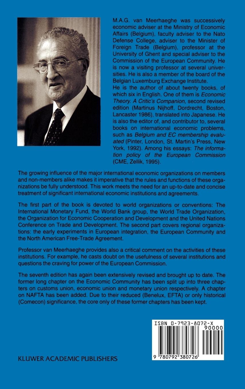 Rückseitencover International Economic Institutions