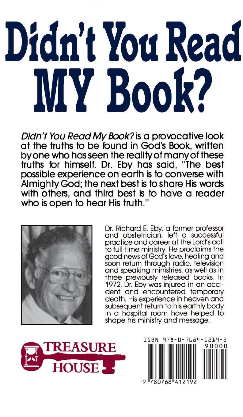 Rückseitencover Didn't You Read My Book