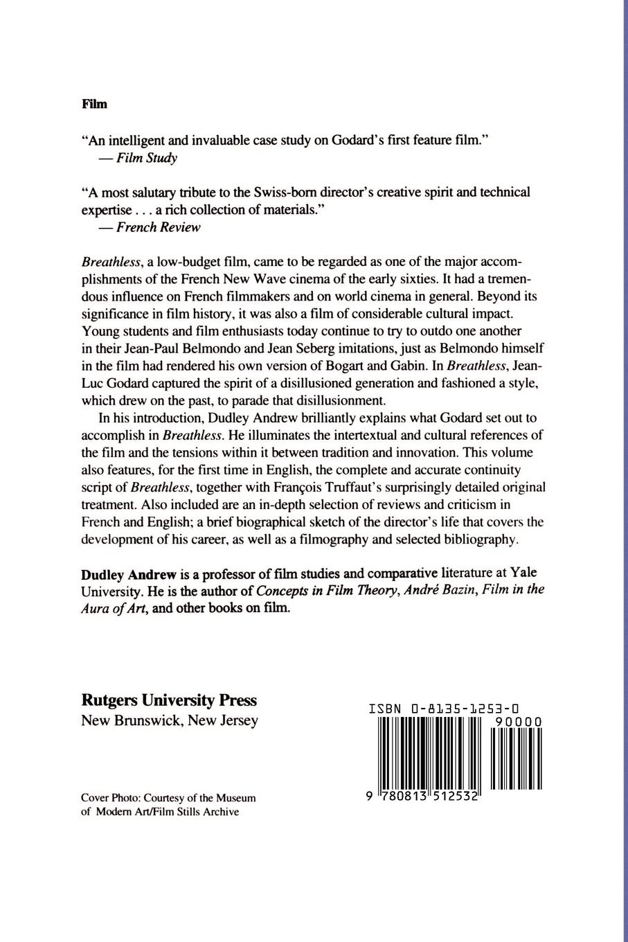 Rückseitencover Breathless