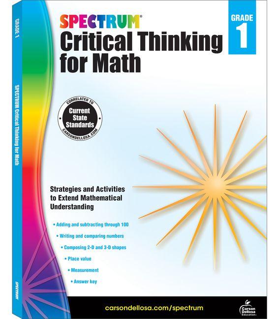 Vorderes Coverbild Spectrum Critical Thinking for Math, Grade 1
