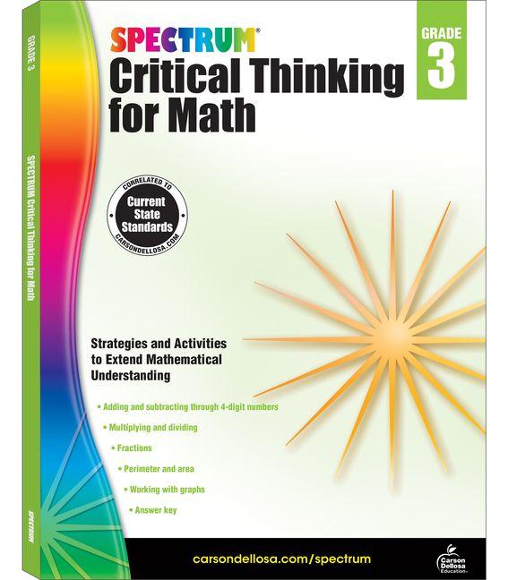 Vorderes Coverbild Spectrum Critical Thinking for Math, Grade 3