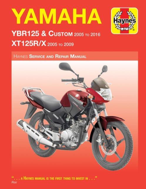Vorderes Coverbild Yamaha YBR125 (05 - 16) & XT125R/X (05 - 09) Haynes Repair Manual