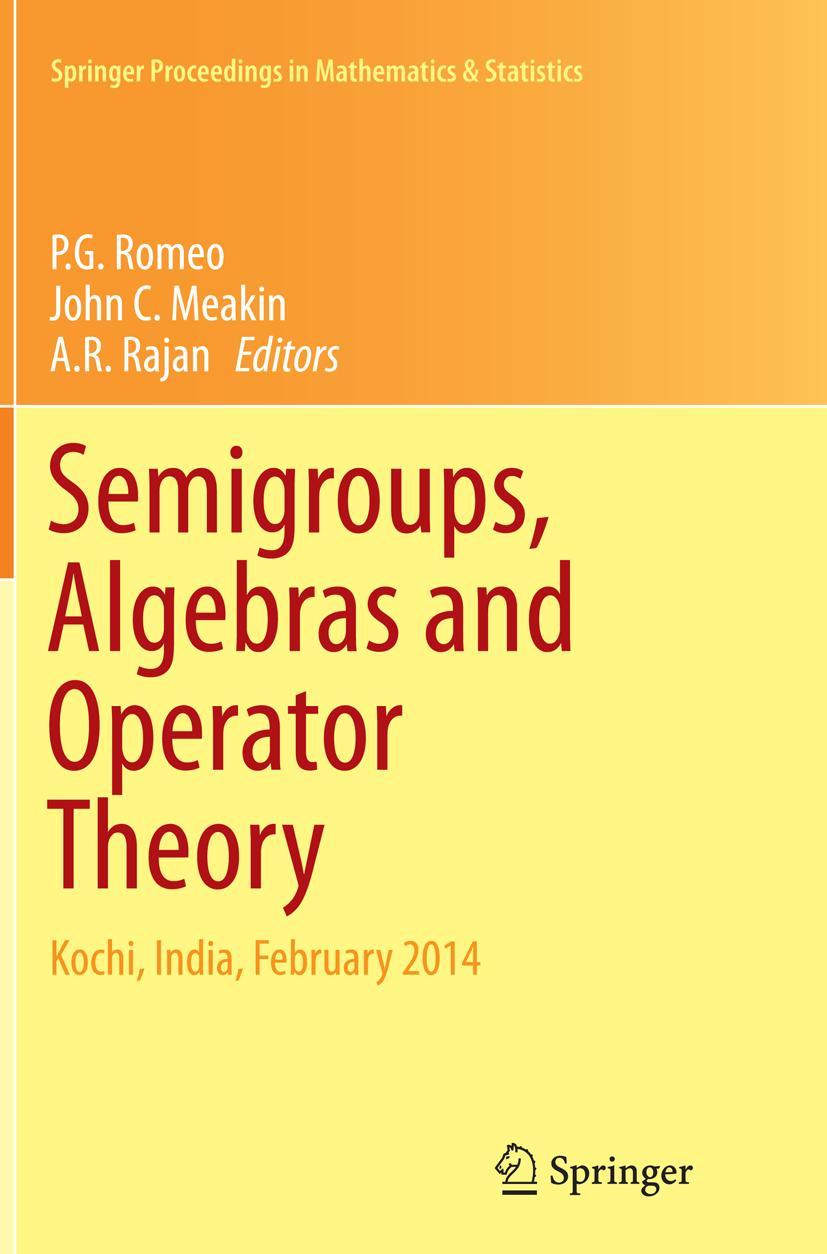 Vorderes Coverbild Semigroups, Algebras and Operator Theory