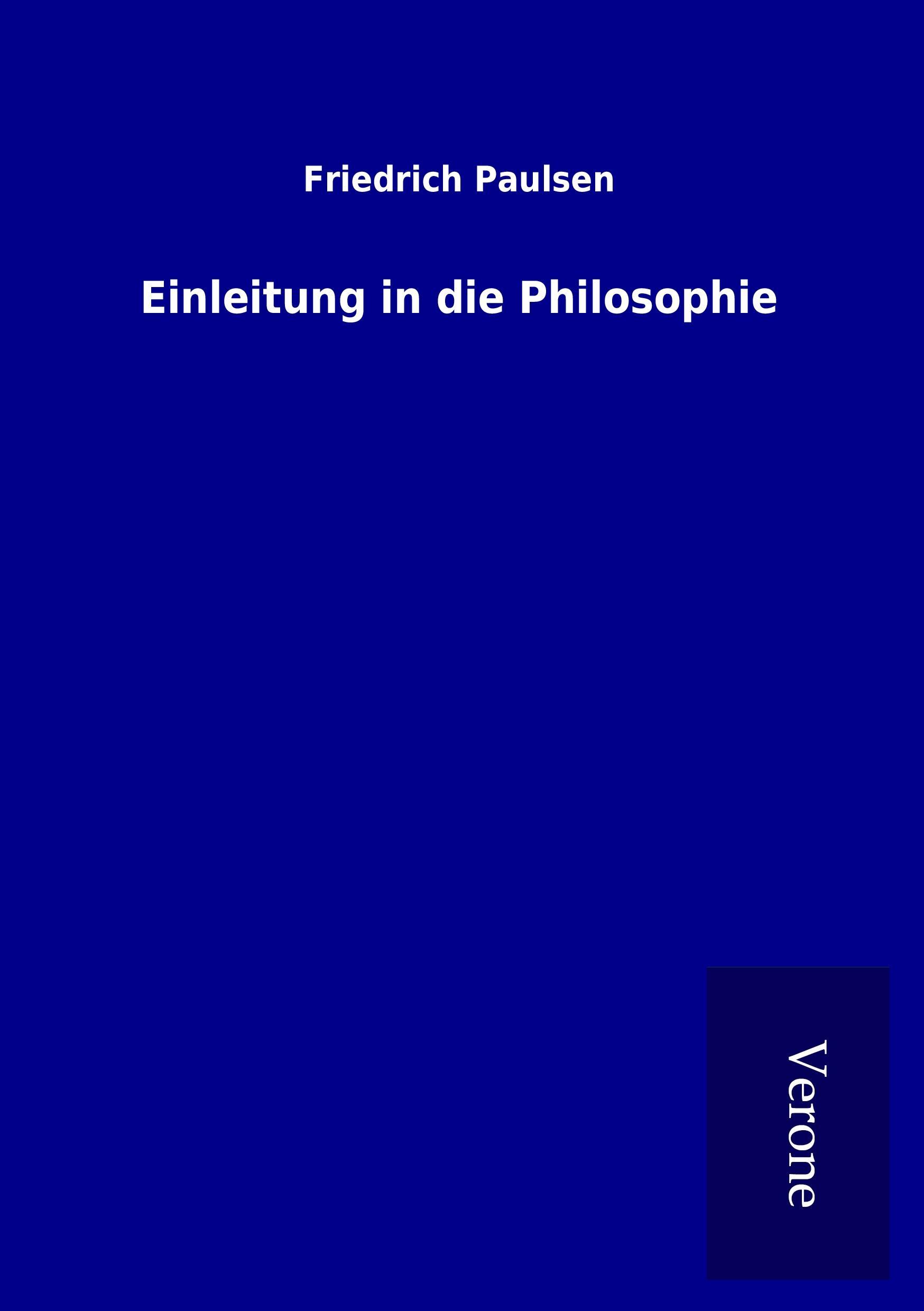Vorderes Coverbild Einleitung in die Philosophie