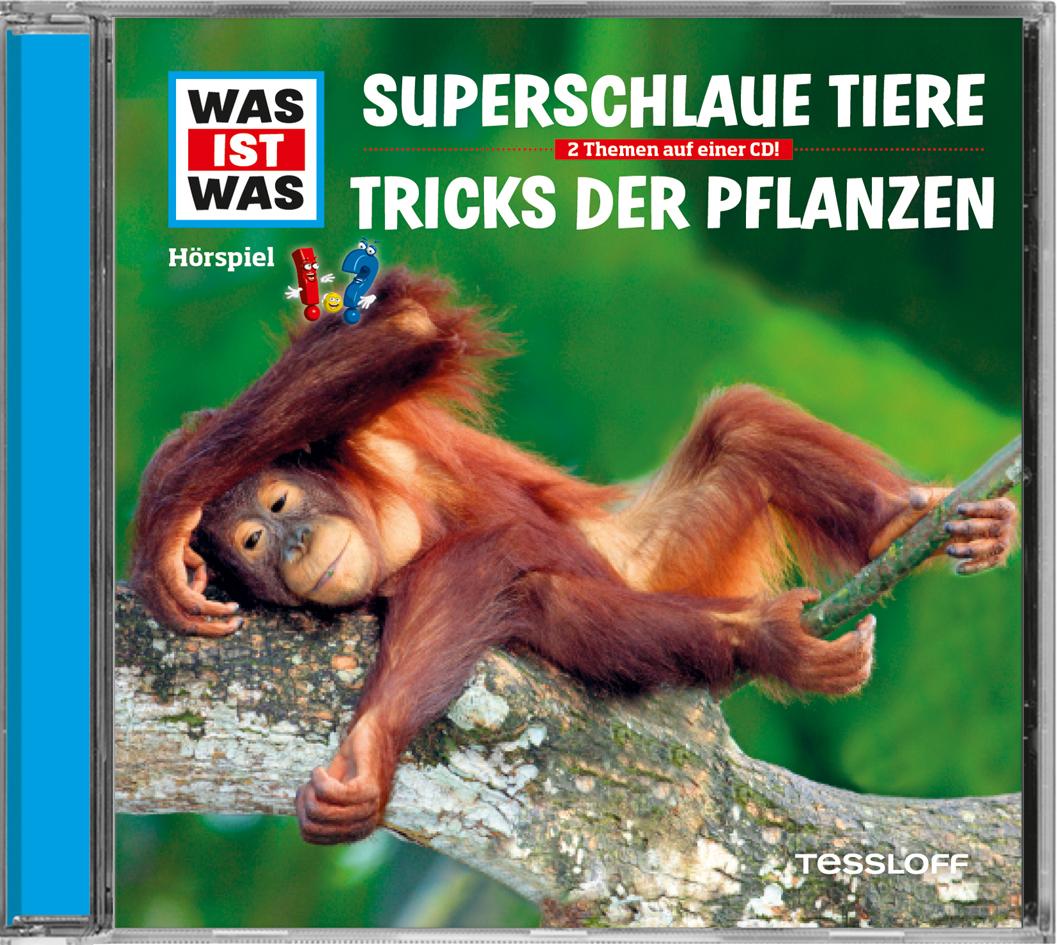 Vorderes Coverbild WAS IST WAS Hörspiel-CD: Superschlaue Tiere/ Tricks der Pflanzen