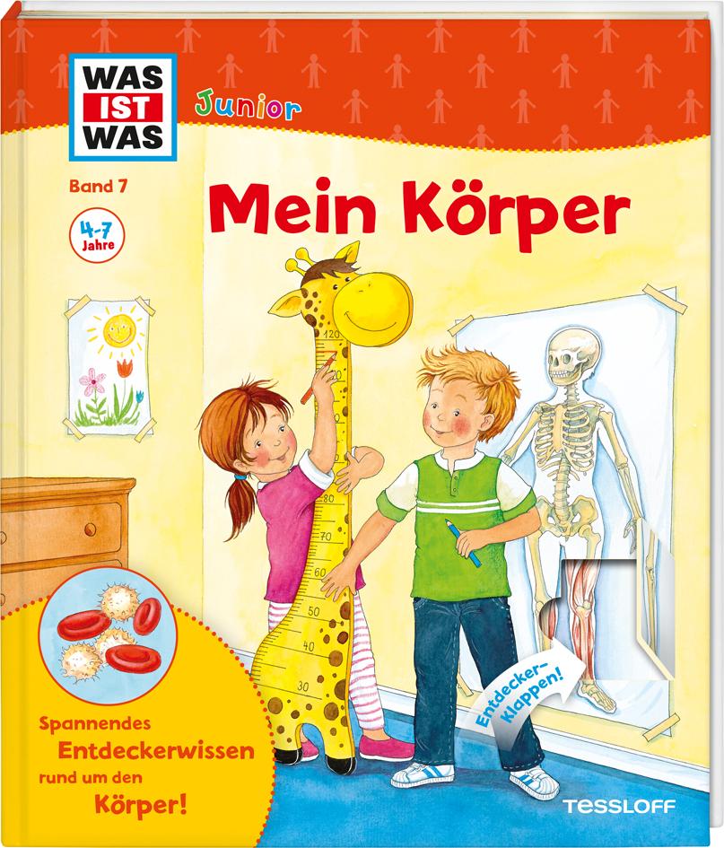 Vorderes Coverbild WAS IST WAS Junior Band 7. Mein Körper