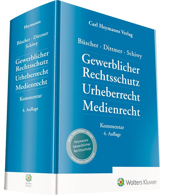 Vorderes Coverbild Gewerblicher Rechtsschutz, Urheberrecht Medienrecht
