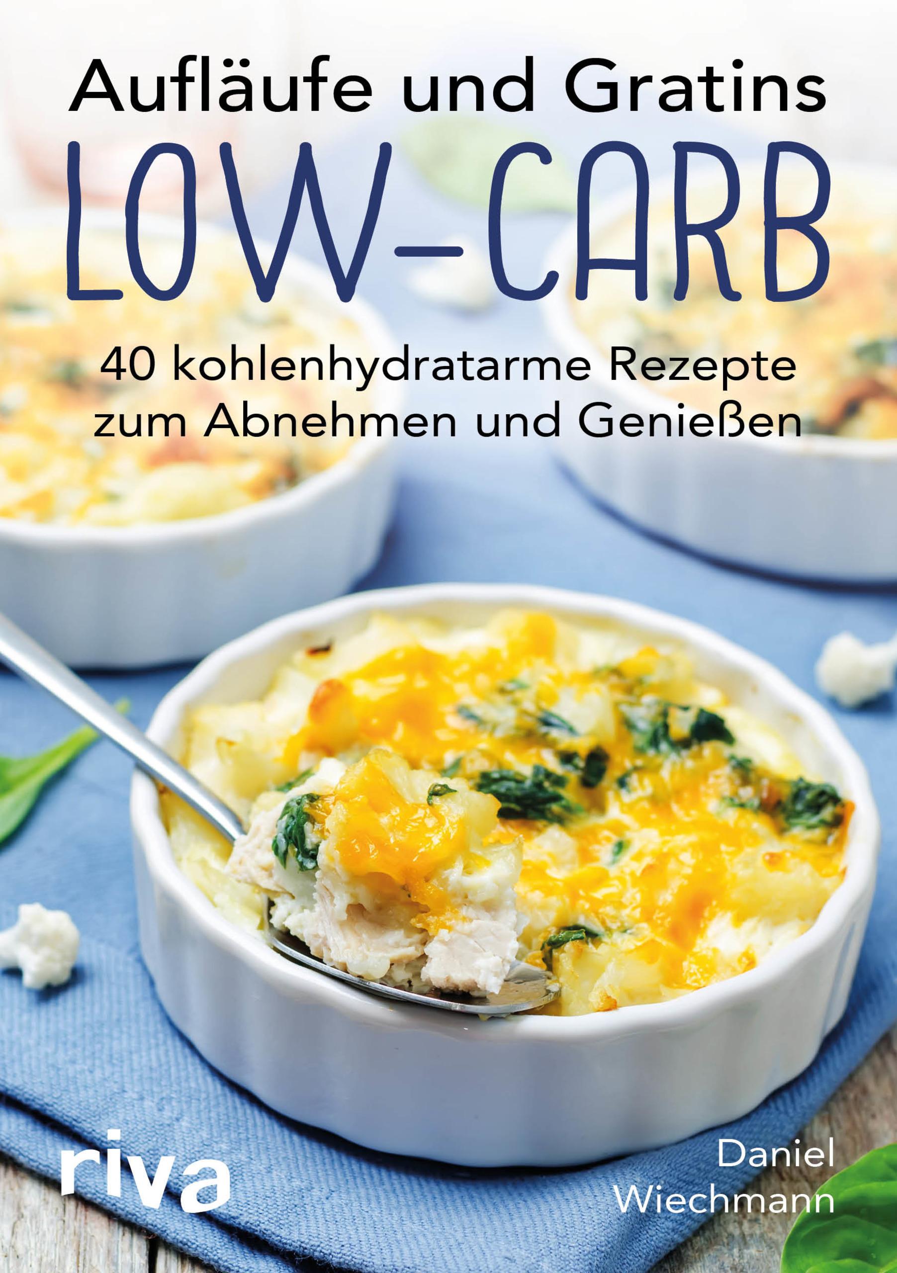Vorderes Coverbild Aufläufe und Gratins Low-Carb