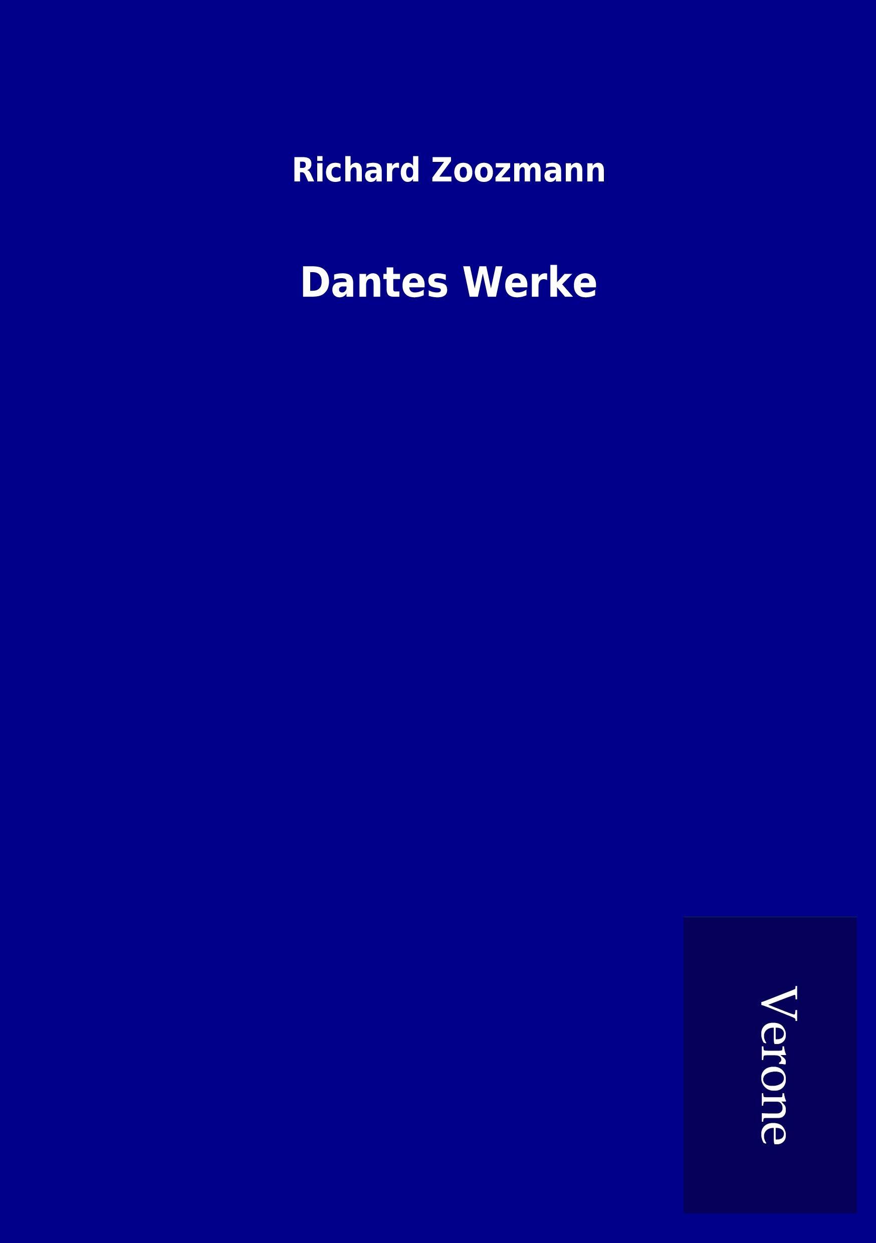 Vorderes Coverbild Dantes Werke