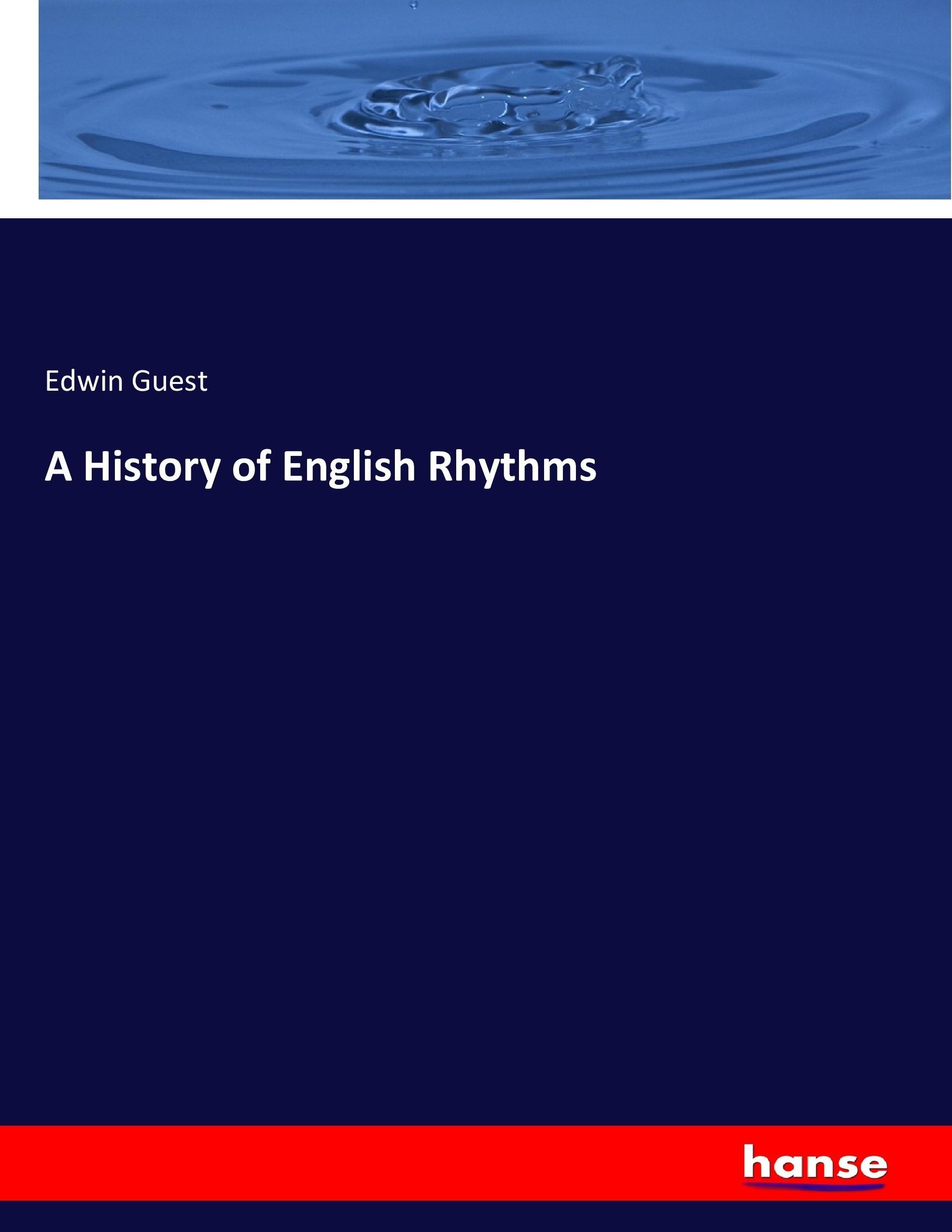 Vorderes Coverbild A History of English Rhythms