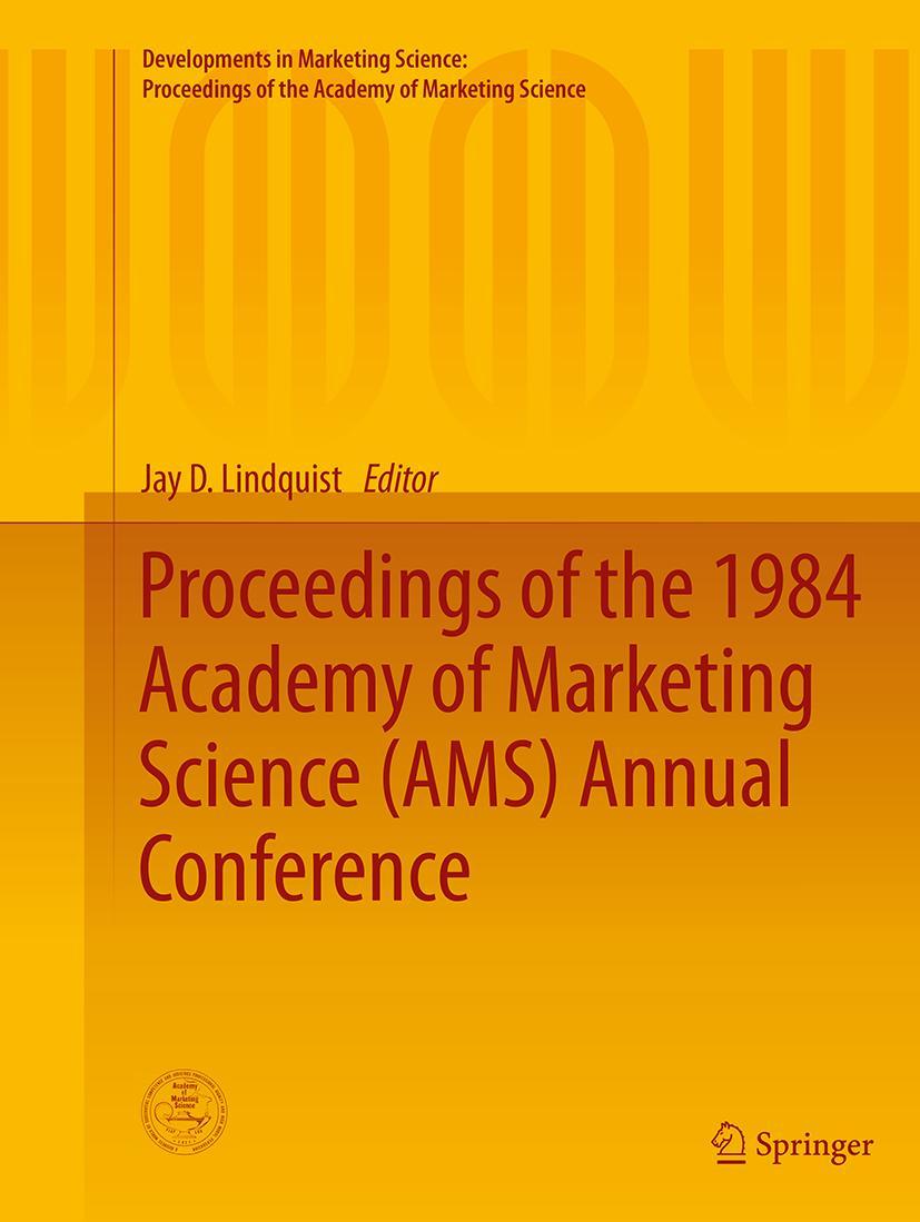 Vorderes Coverbild Proceedings of the 1984 Academy of Marketing Science (AMS) Annual Conference