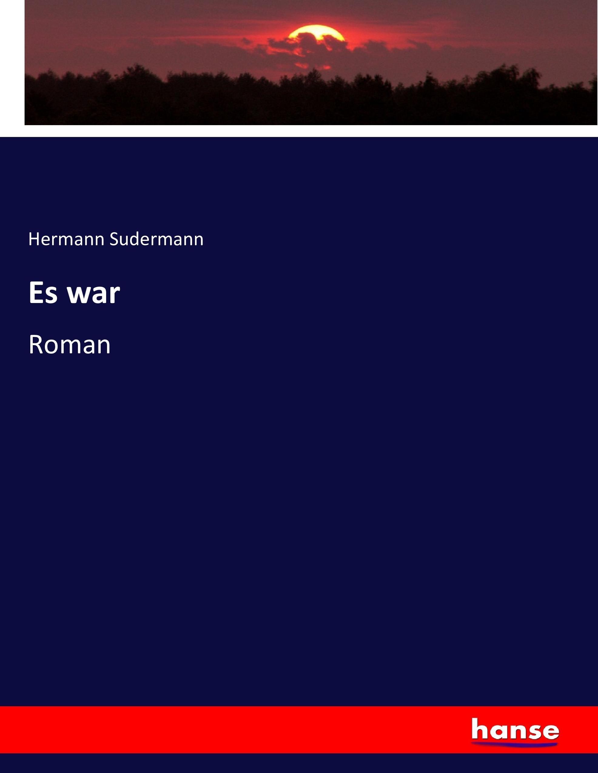 Vorderes Coverbild Es war