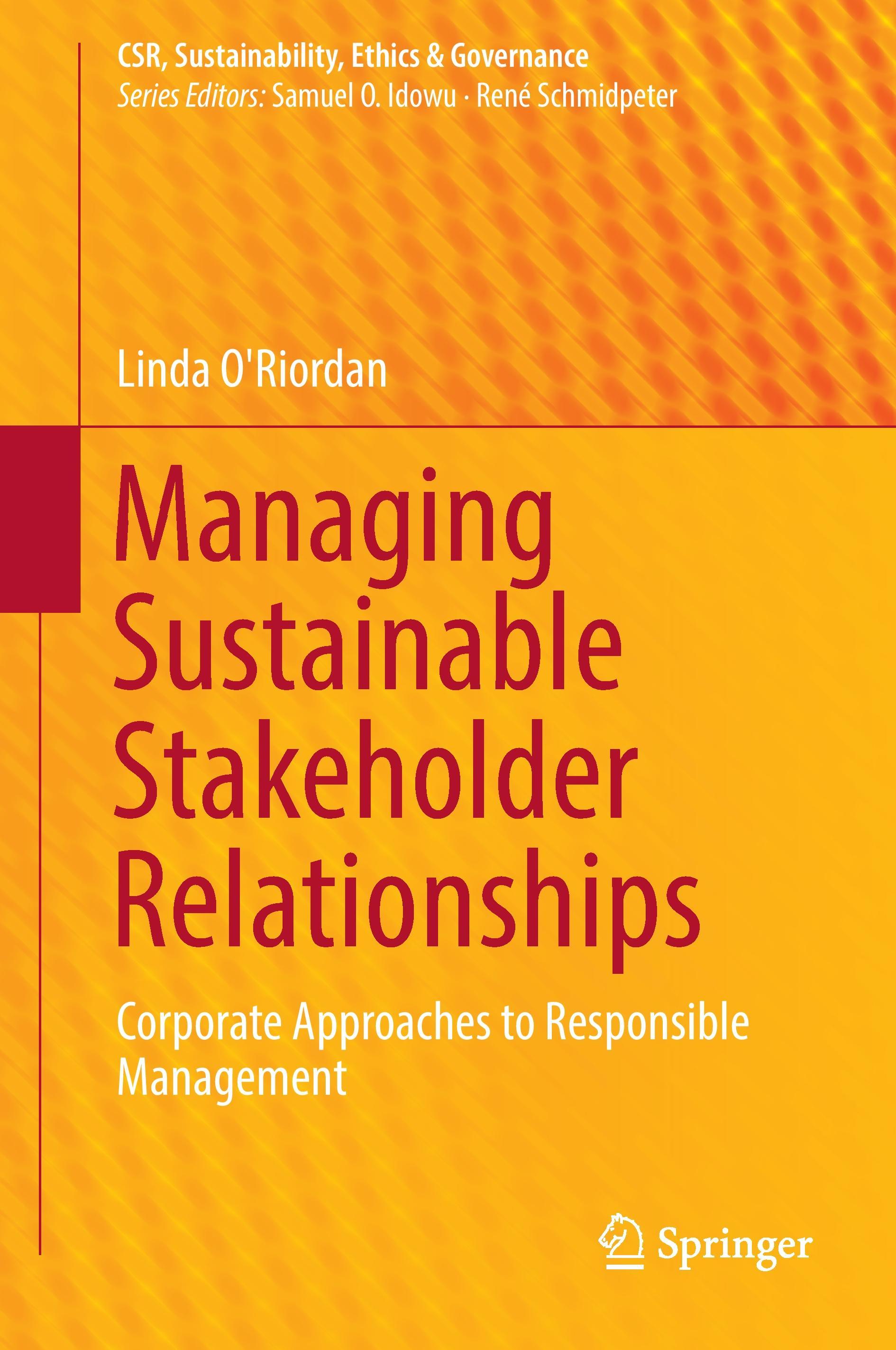 Vorderes Coverbild Managing Sustainable Stakeholder Relationships