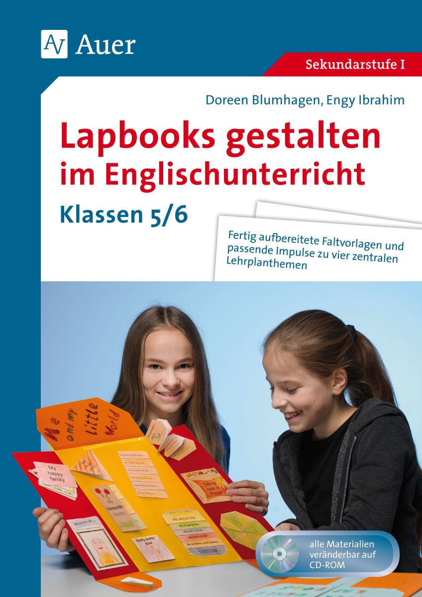 Vorderes Coverbild Lapbooks gestalten im Englischunterricht 5-6