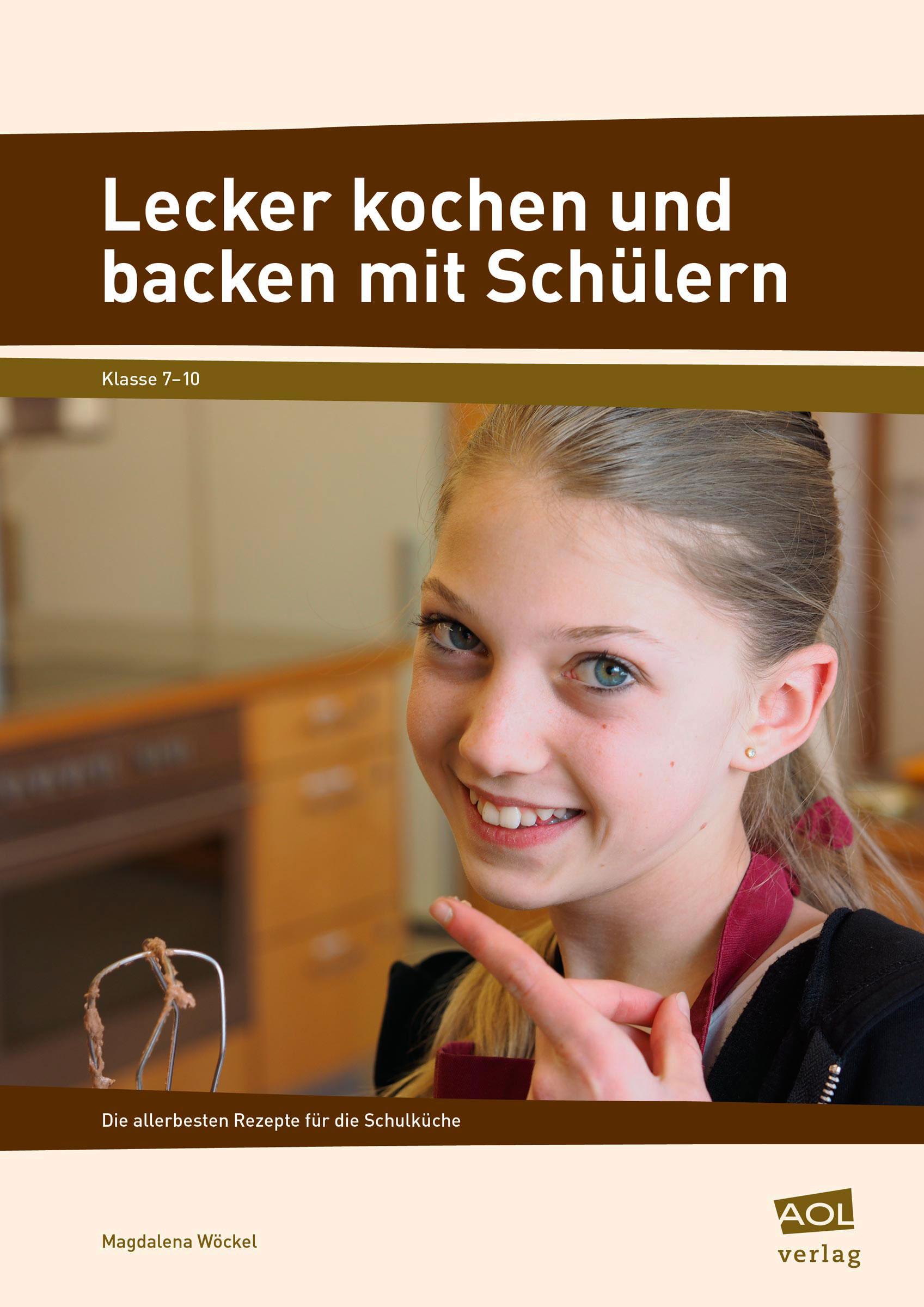 Vorderes Coverbild Lecker kochen und backen mit Schülern