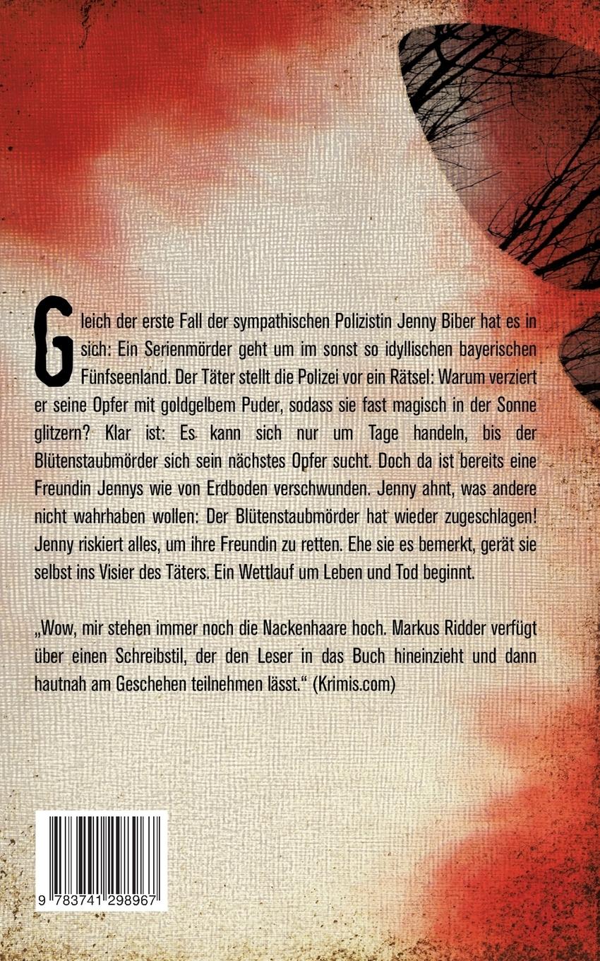 Rückseitencover Der Blütenstaubmörder