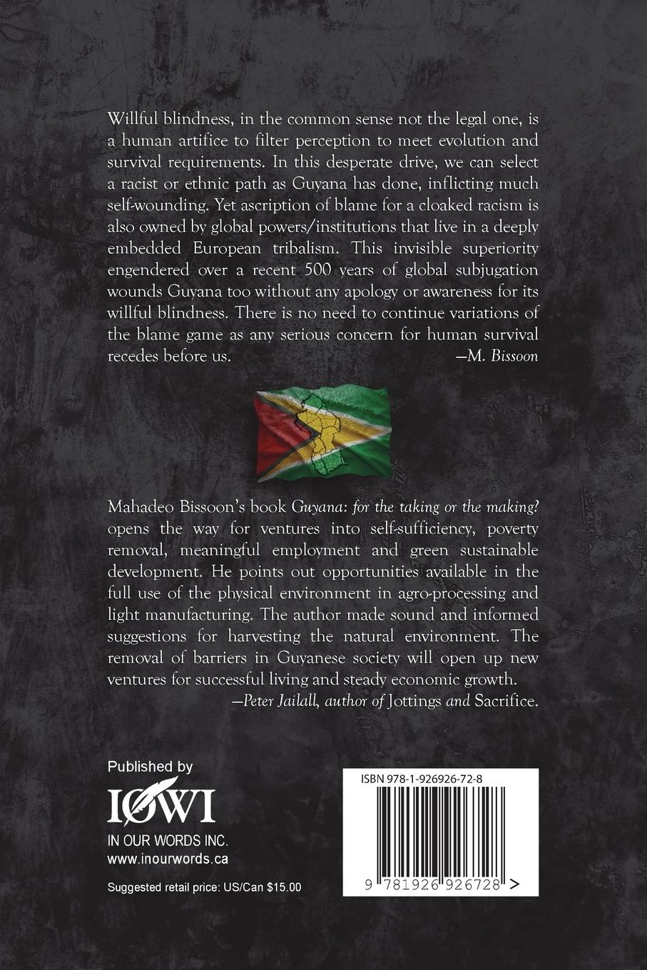 Rückseitencover GUYANA--for the taking or the making?