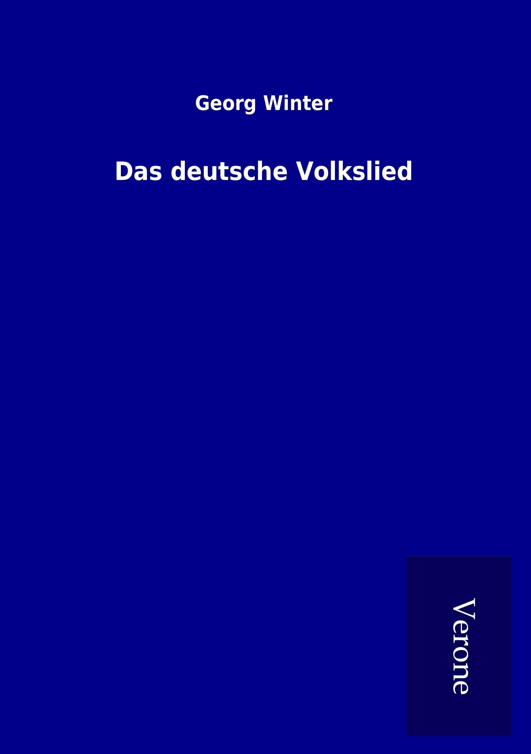 Vorderes Coverbild Das deutsche Volkslied