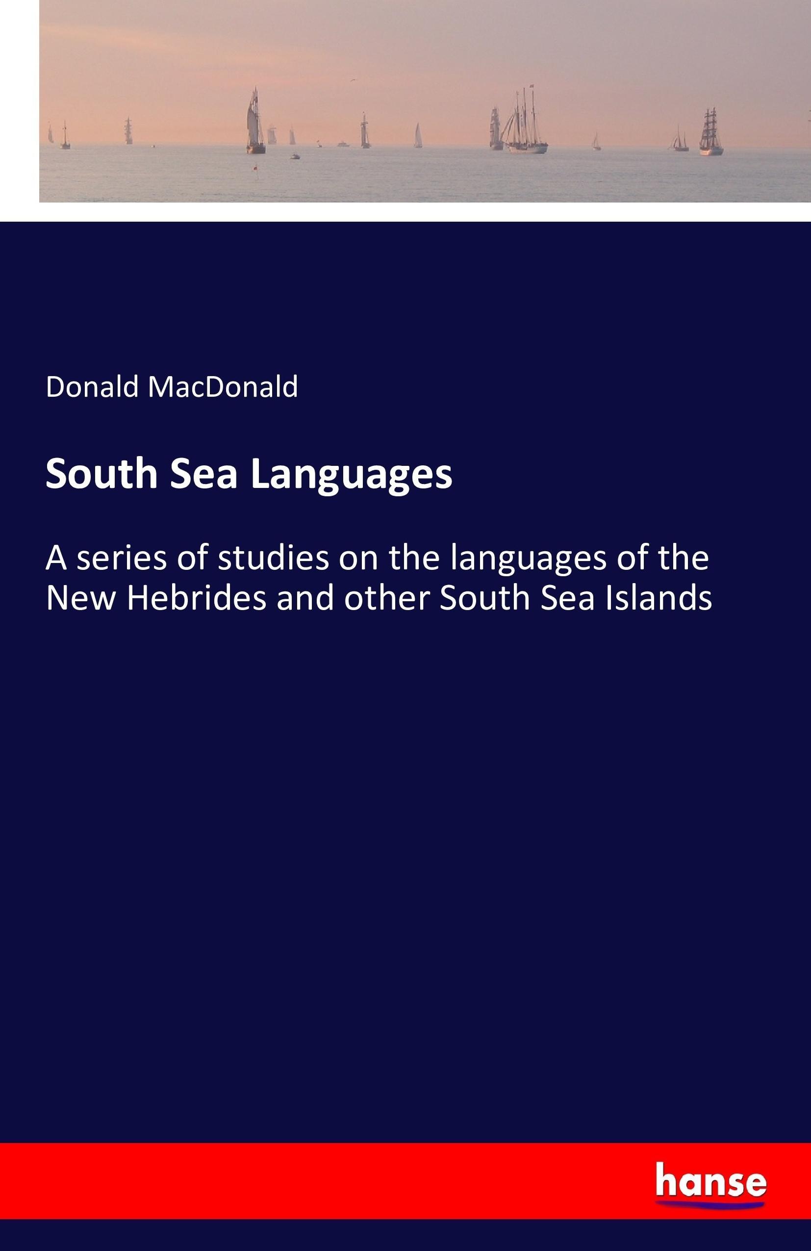 Vorderes Coverbild South Sea Languages