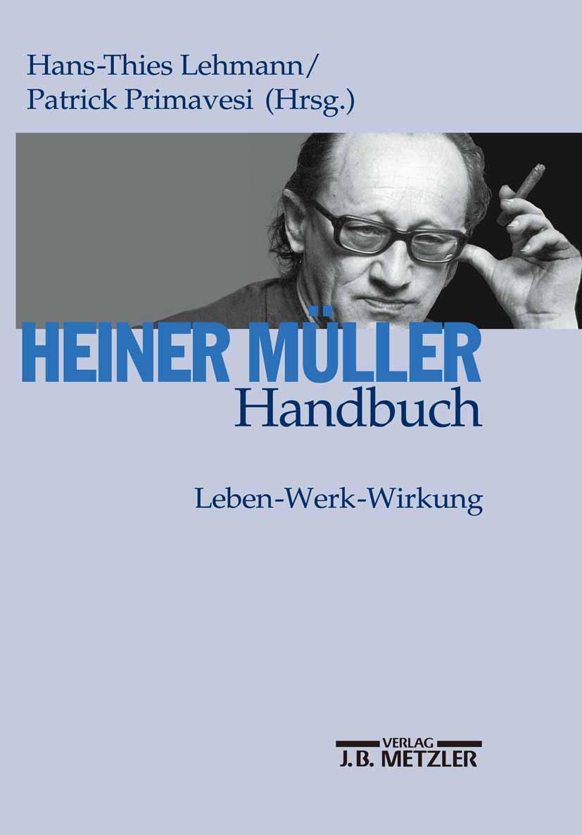 Vorderes Coverbild Heiner Müller-Handbuch