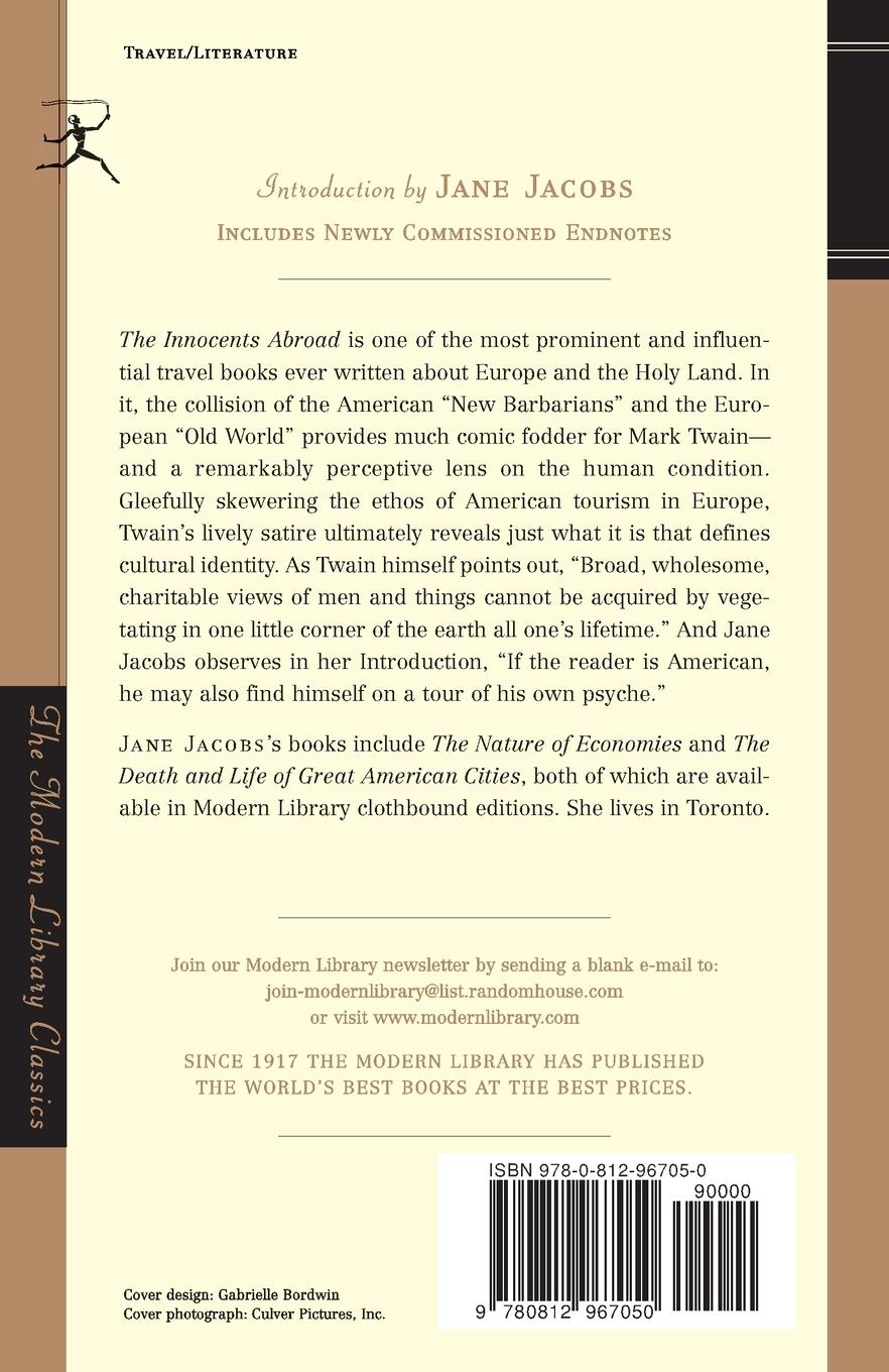 Rückseitencover The Innocents Abroad