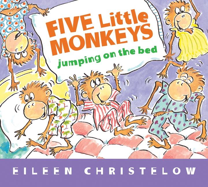 Vorderes Coverbild Five Little Monkeys Jumping on the Bed Padded Board Book