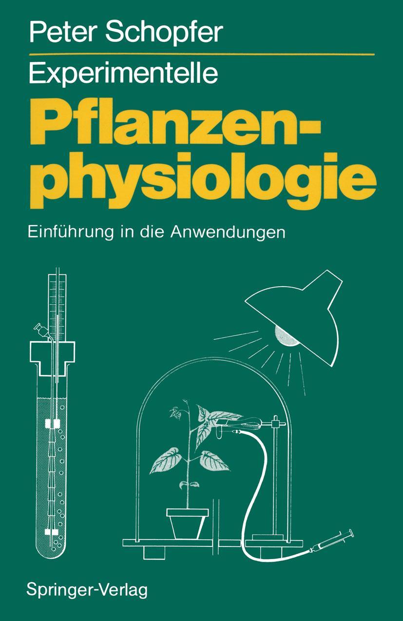 Vorderes Coverbild Experimentelle Pflanzenphysiologie