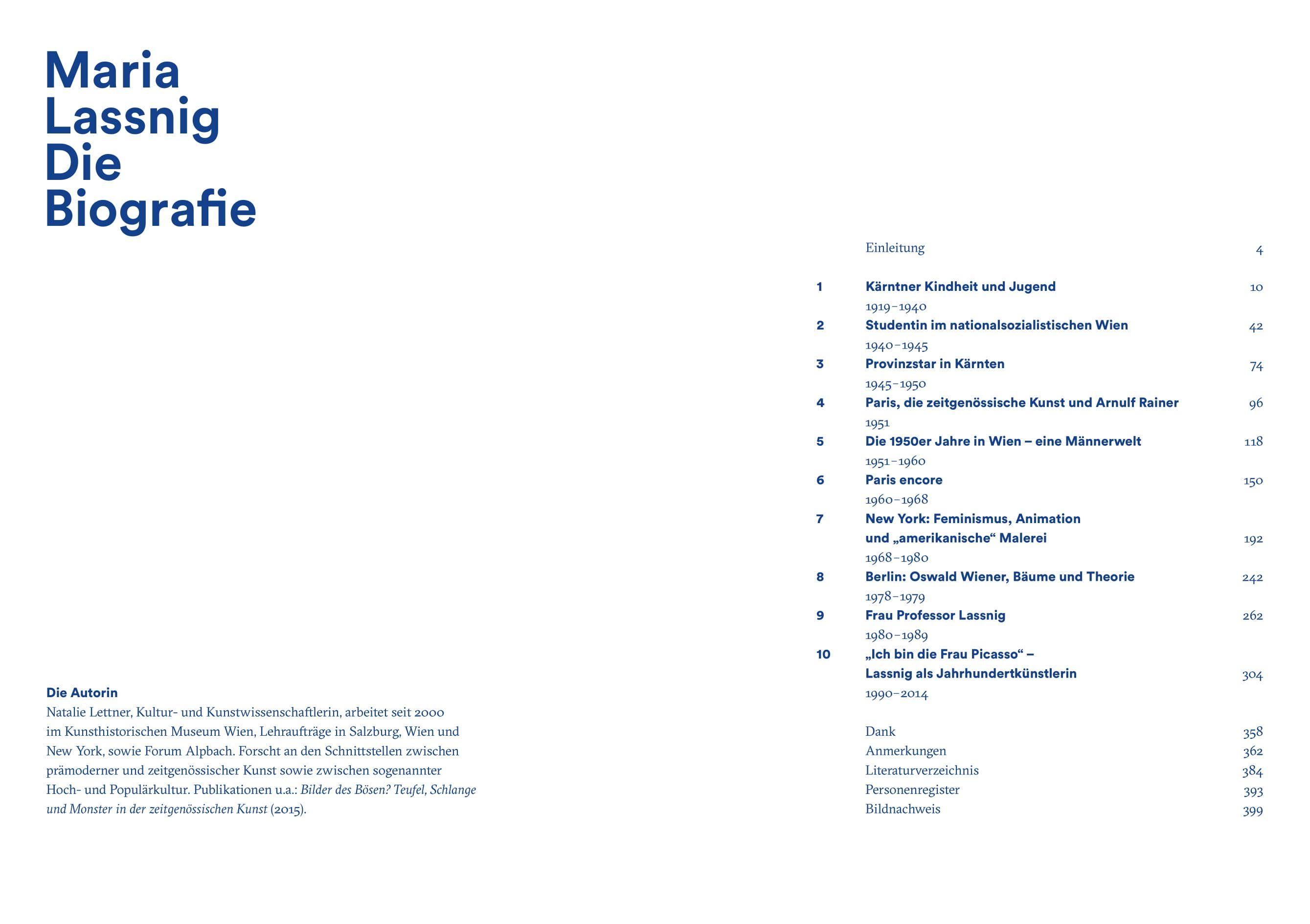 Beispielinhalt (Bild) Maria Lassnig