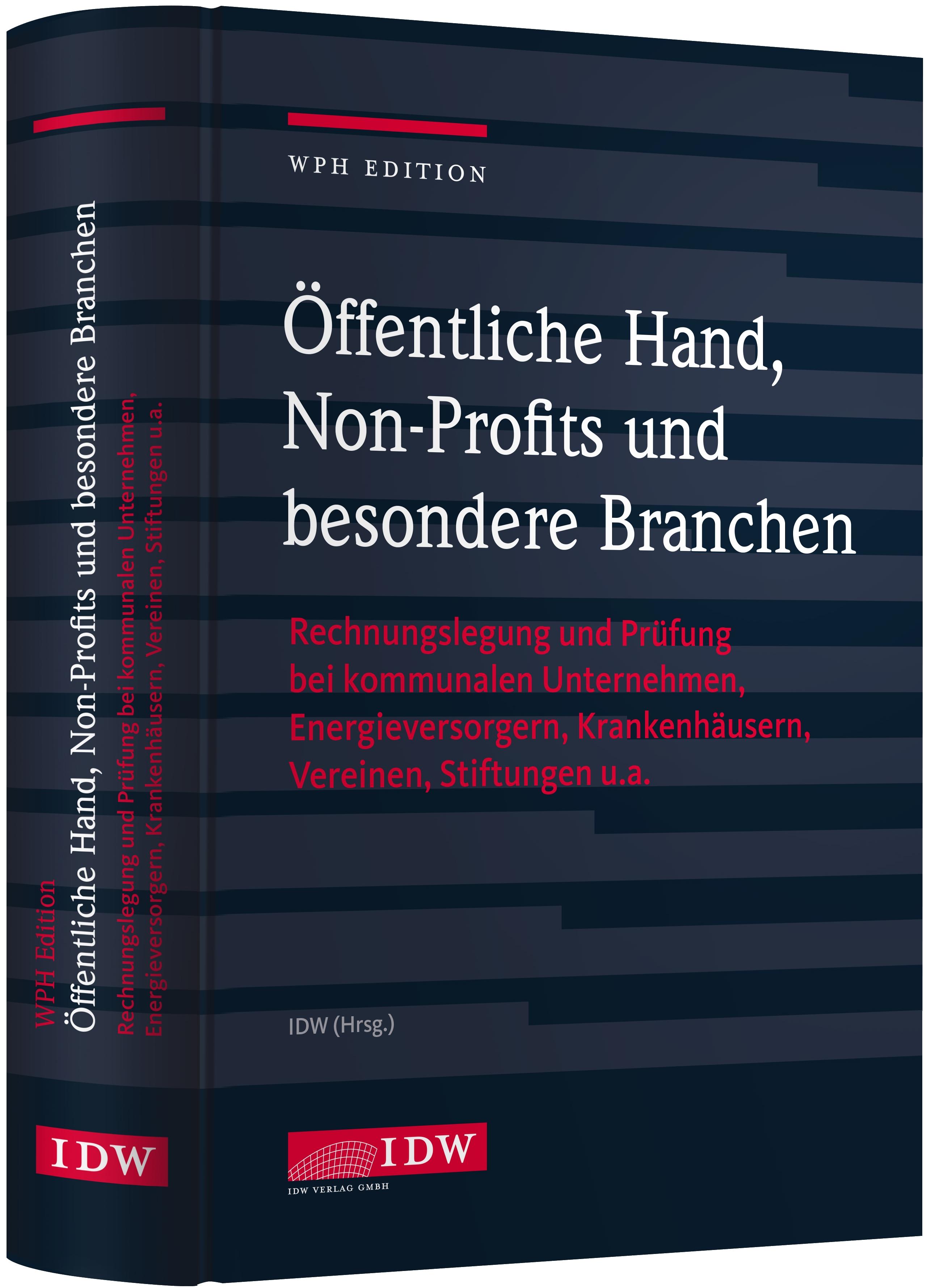 Vorderes Coverbild WPH Edition: Öffentliche Hand, besondere Branchen und Non-Profits