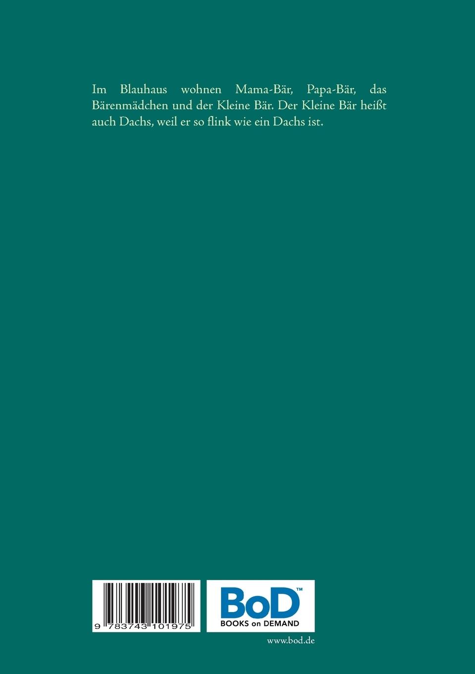 Rückseitencover Dachsbär