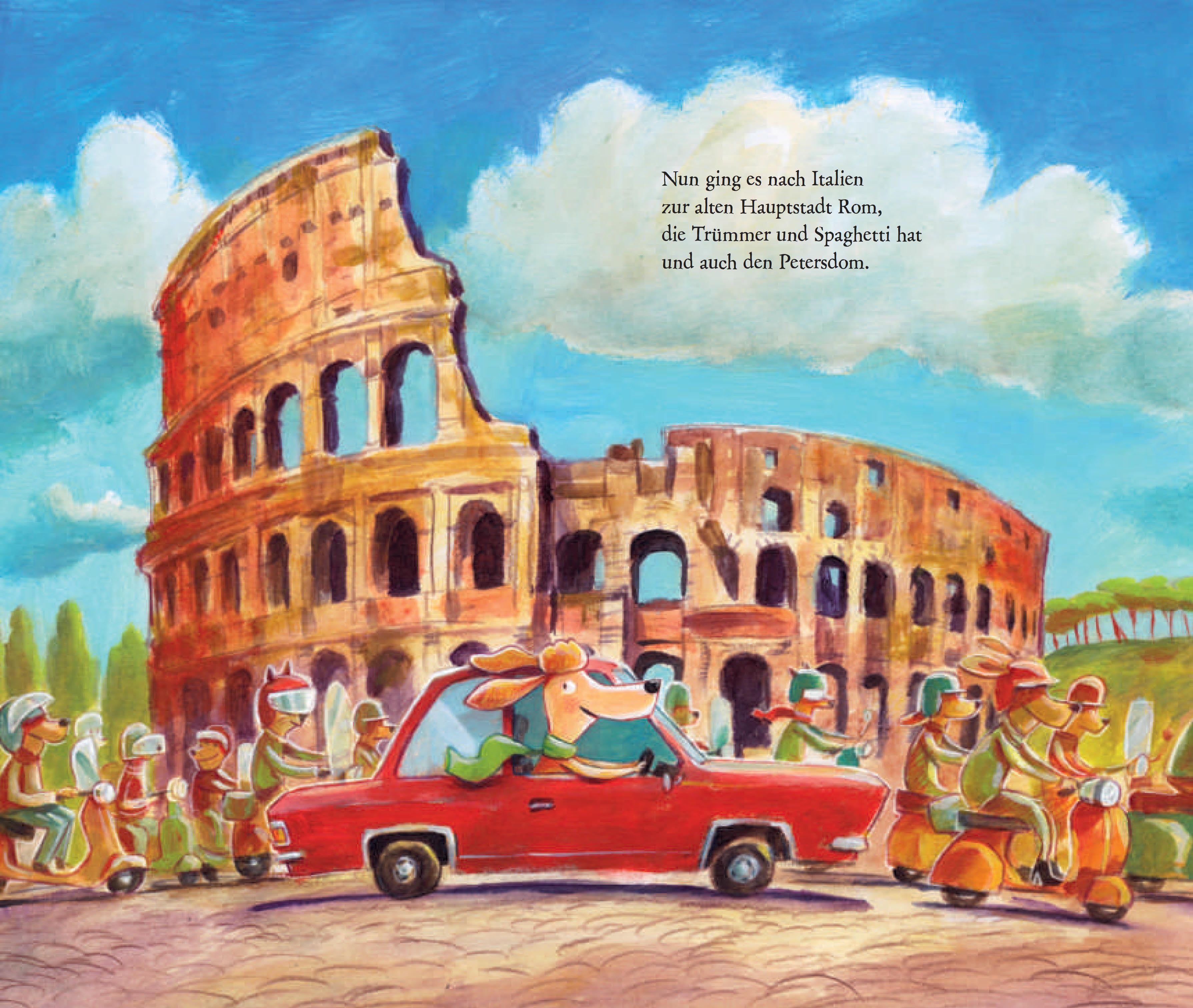 Beispielinhalt (Bild) Der Reisepudel Archibald