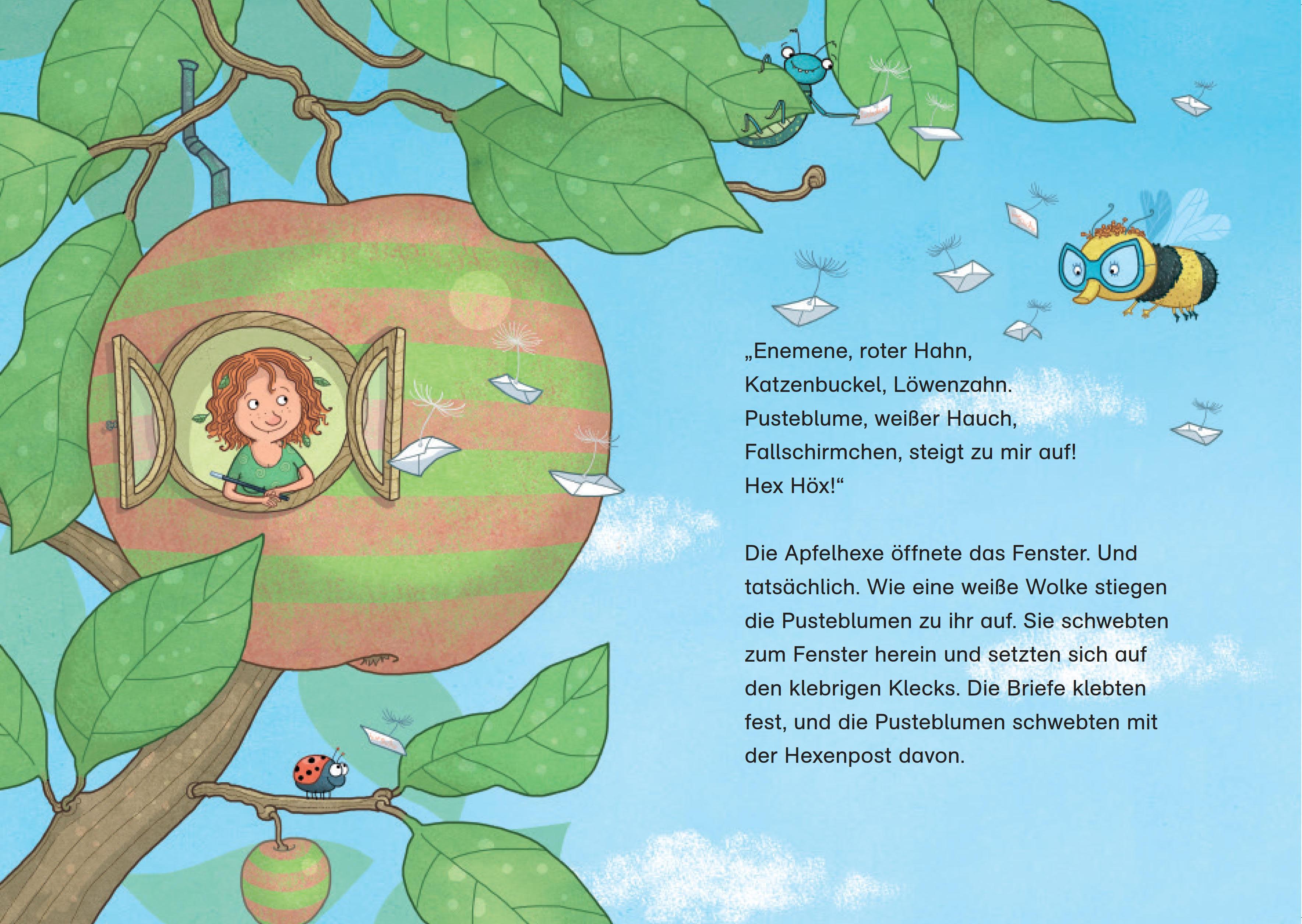 Beispielinhalt (Bild) Petronella Apfelmus Erstleser 1 - Überraschungsfest für Lucius