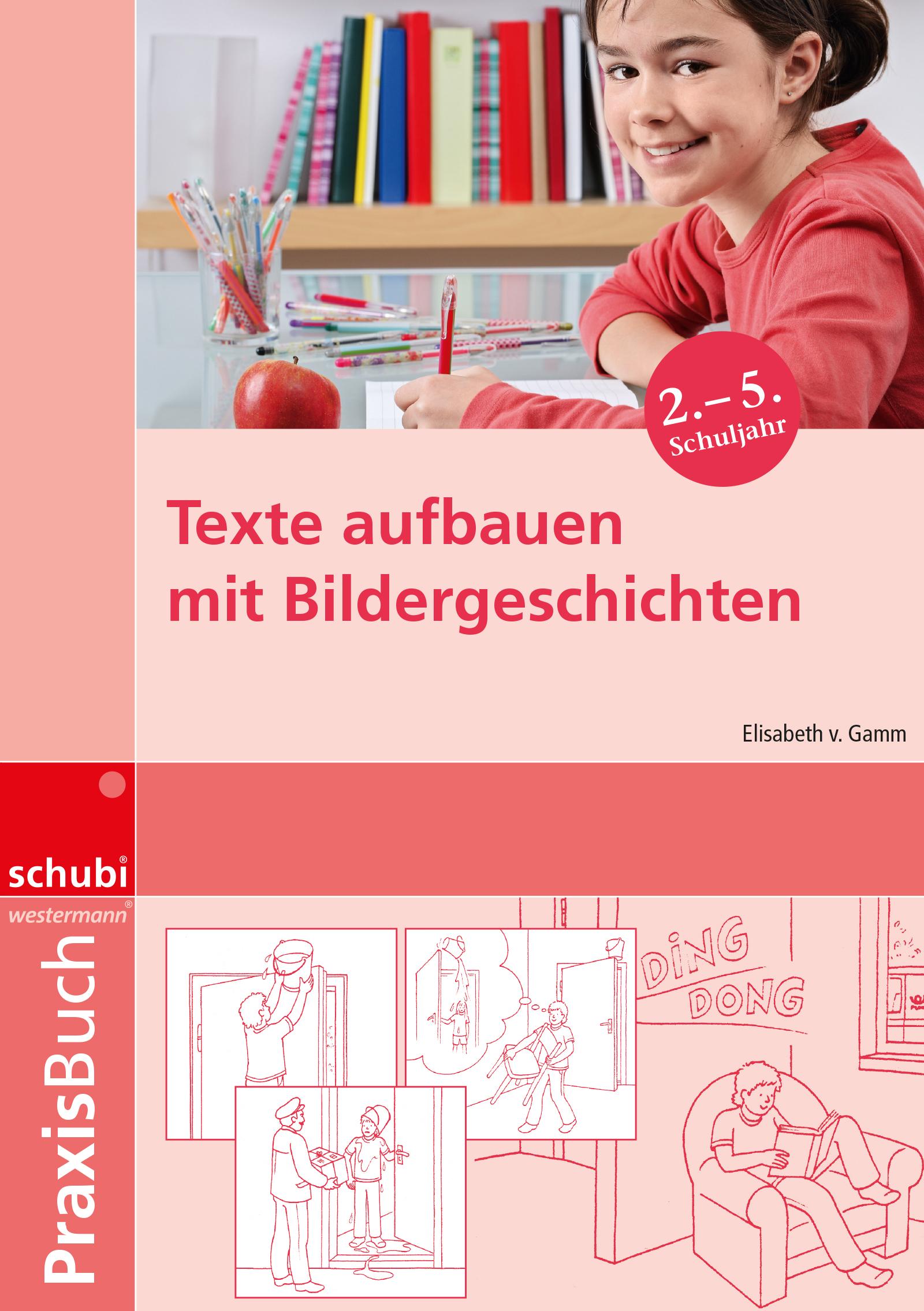 Vorderes Coverbild Praxisbuch Texte aufbauen mit Bildergeschichten