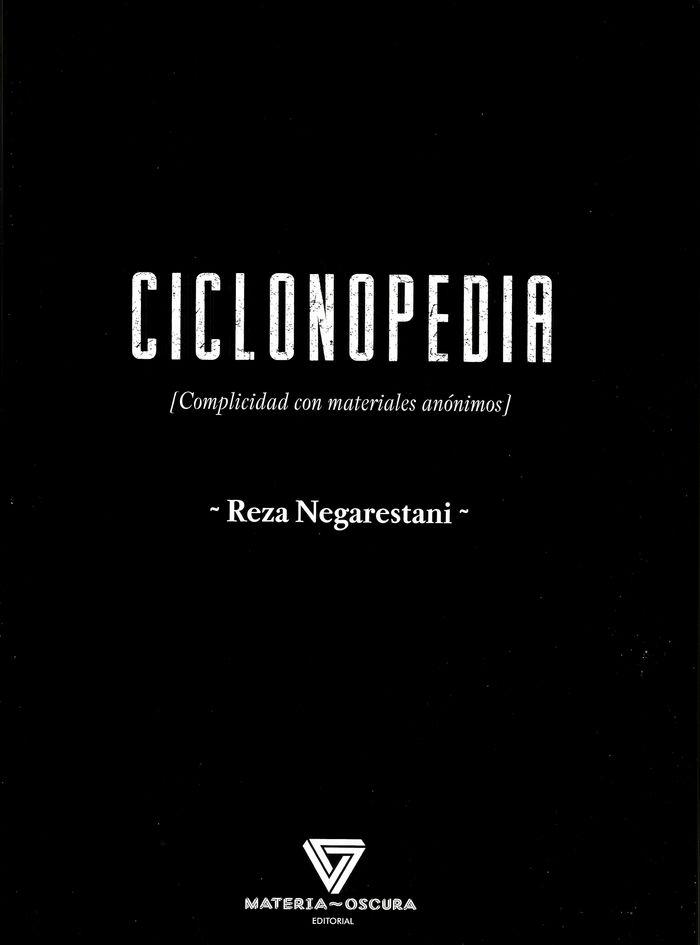 Vorderes Coverbild Ciclonopedia : complicidad con materiales anónimos