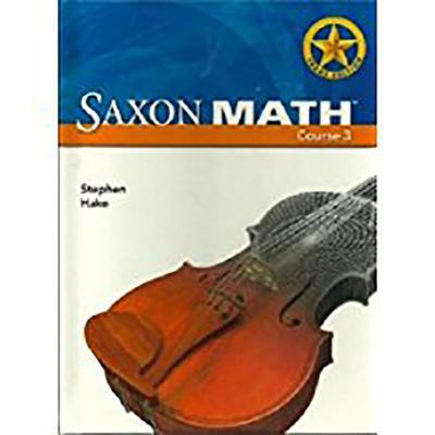 Vorderes Coverbild Saxon Math Course 3 Texas: Teacher Materials Set Grade 8