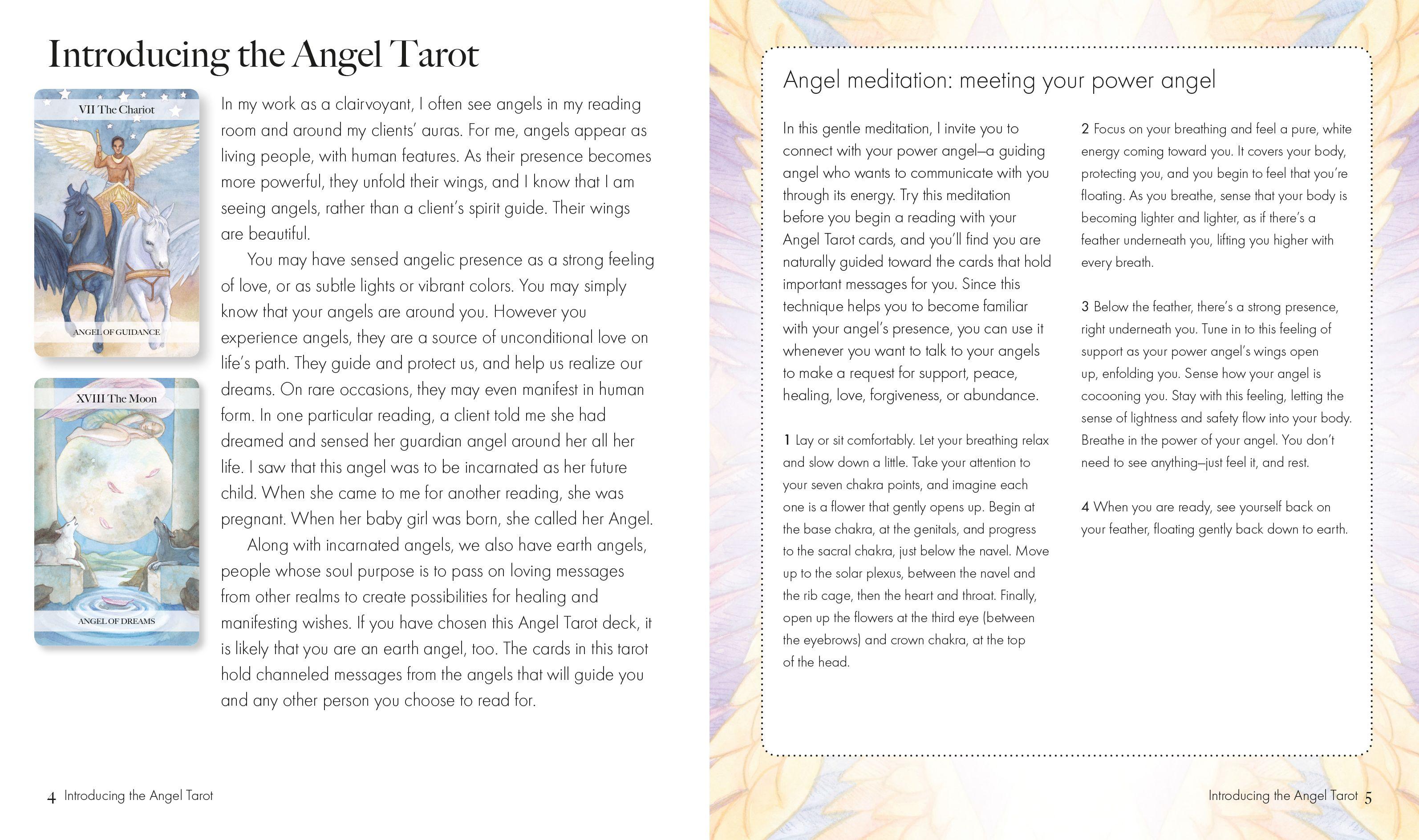 Beispielinhalt (Bild) The Angel Tarot