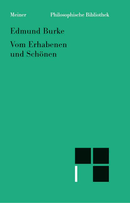 Vorderes Coverbild Philosophische Untersuchung über den Ursprung unserer Ideen vom Erhabenen und Schönen