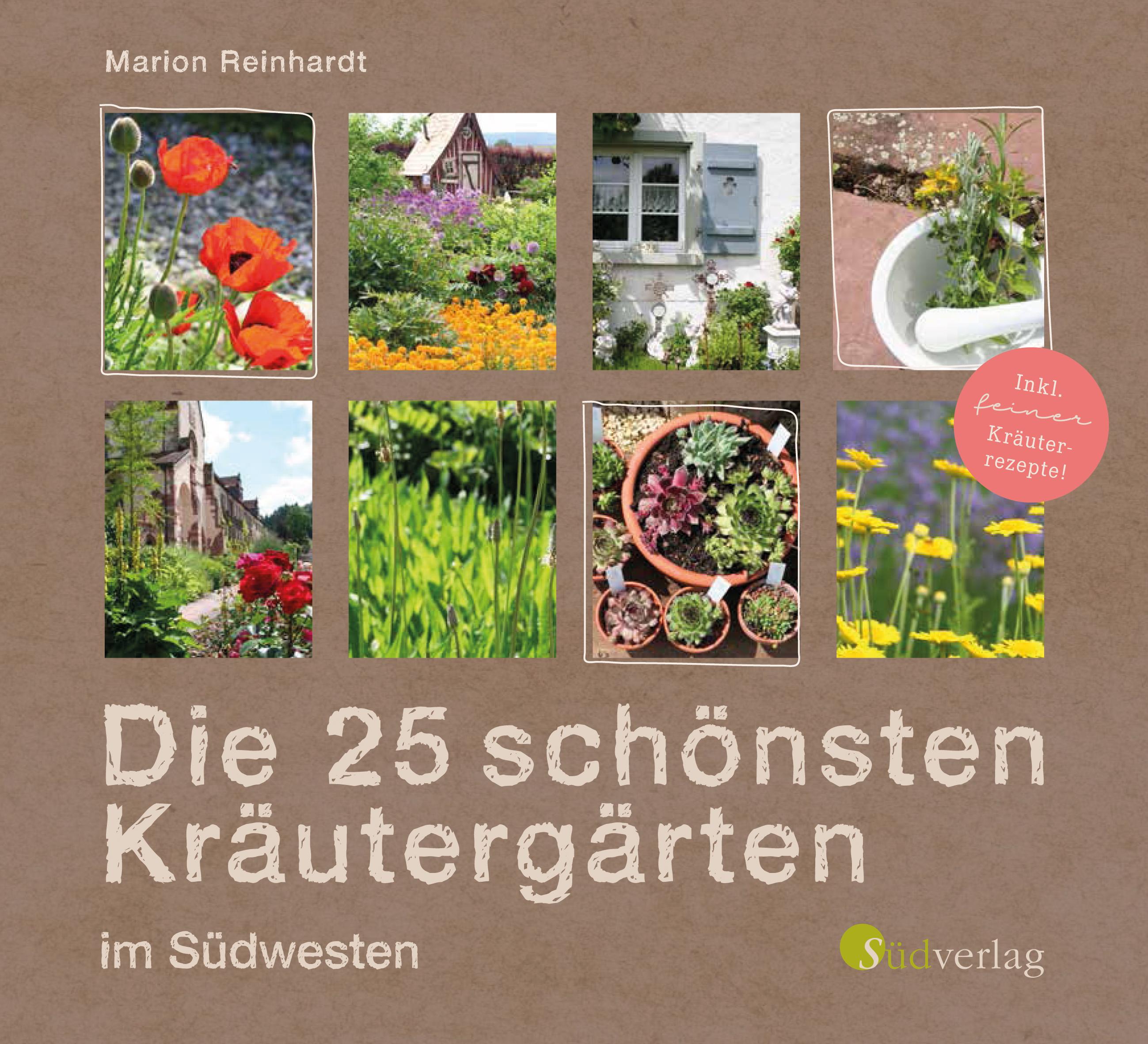 Vorderes Coverbild Die 25 schönsten Kräutergärten im Südwesten