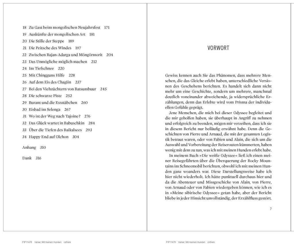 Beispielinhalt (Bild) Mit meinen Hunden