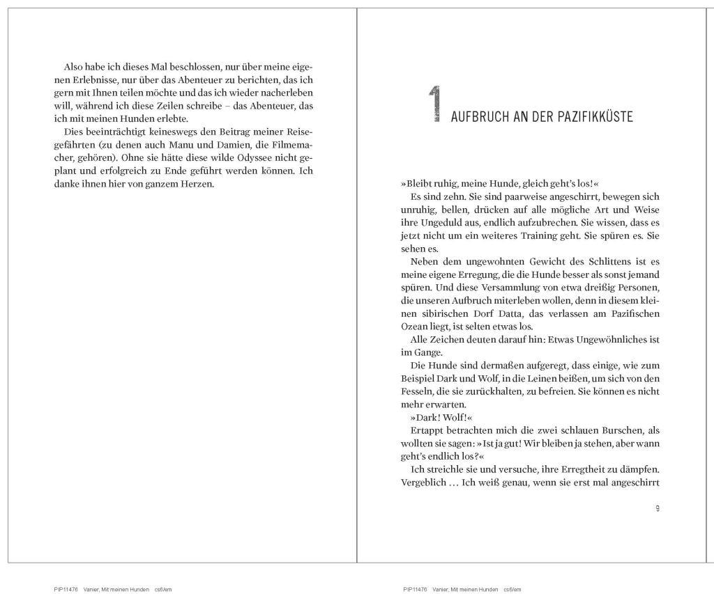 Beispielinhalt (Bild) Mit meinen Hunden