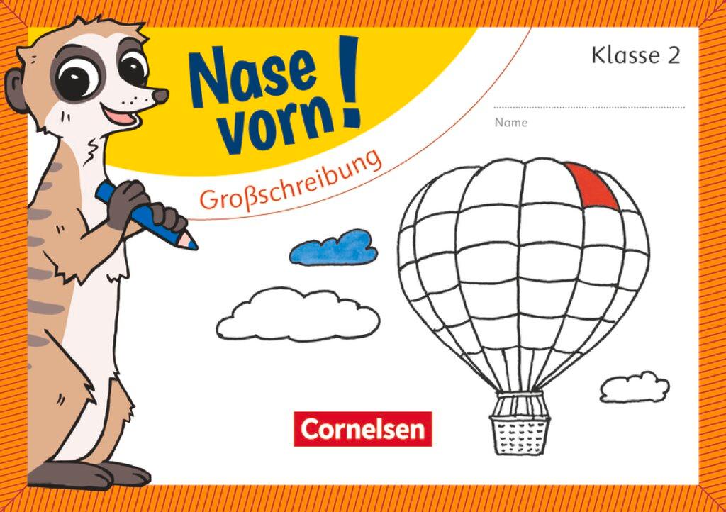 Vorderes Coverbild Nase vorn! - Deutsch 2. Schuljahr - Großschreibung