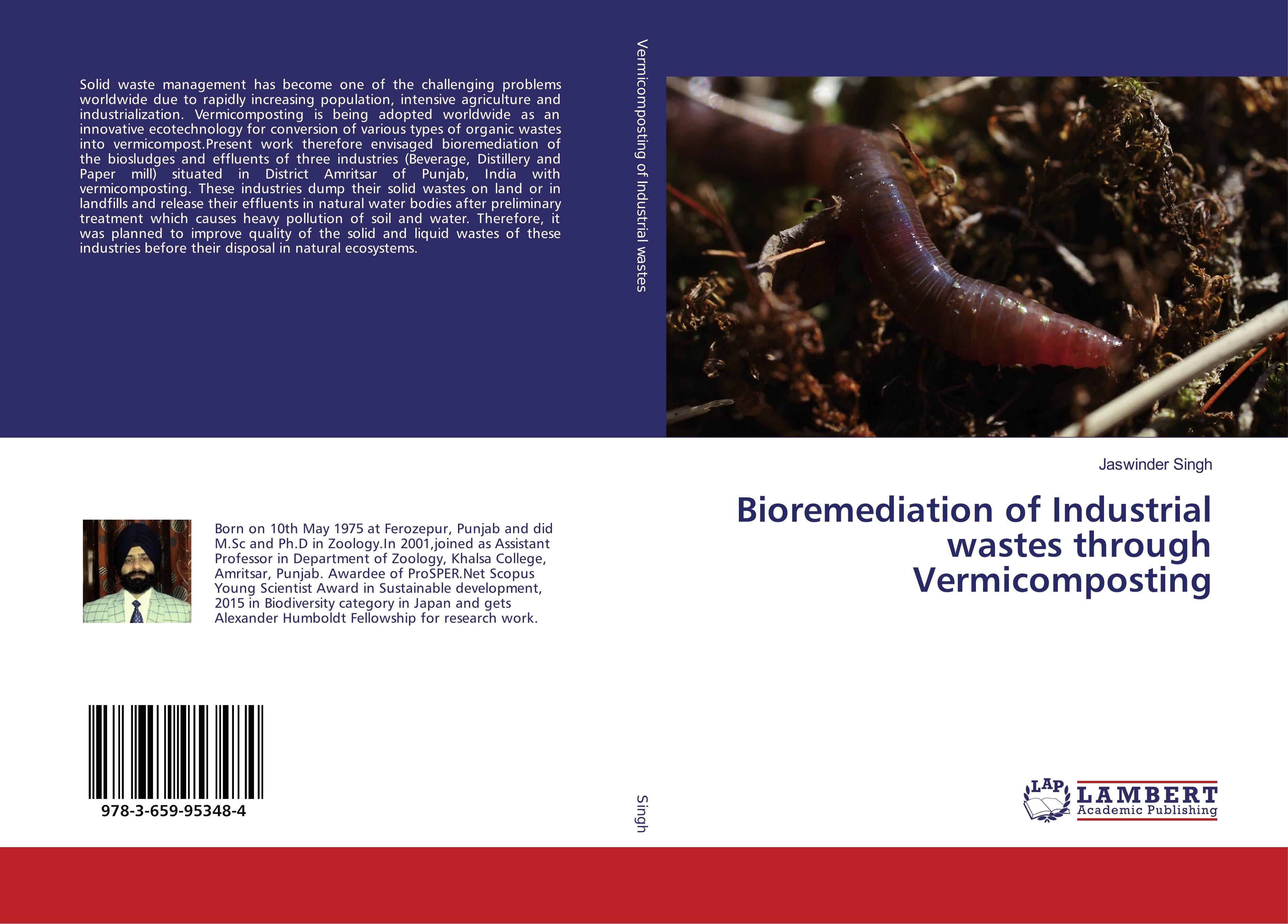 Vorderes Coverbild Bioremediation of Industrial wastes through Vermicomposting